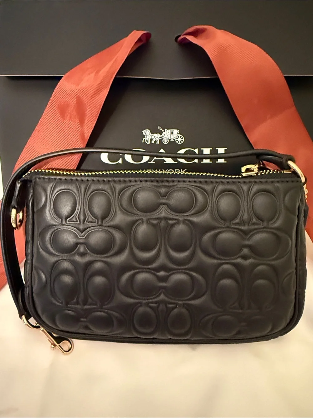 Coach signature smooth
